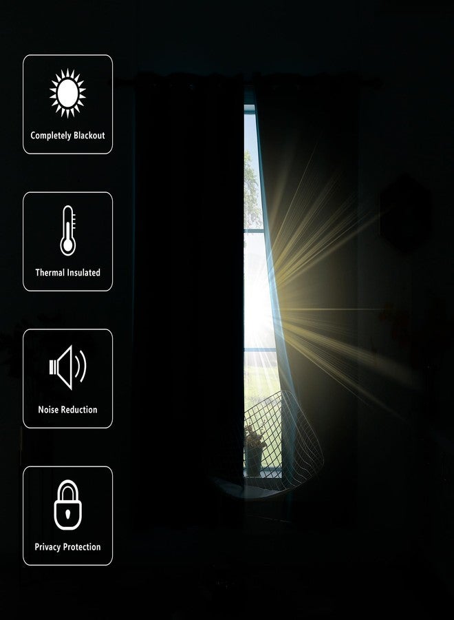 KOUFALL 92 Inch Curtains,Room Darkening Blackout Boho Curtains for Living Room Bedroom 2 Panels 92 Inches Long,Cream Beige - Image 5